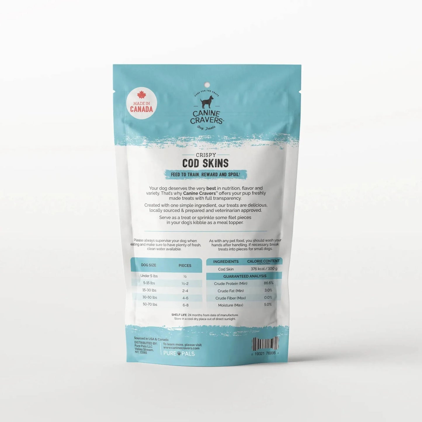 Canine Cravers: Crispy Cod Skins, 4.0 oz